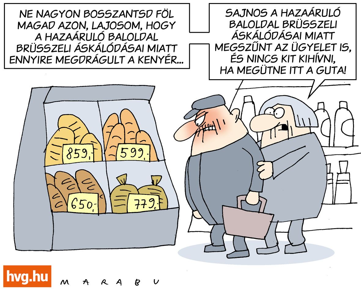 Marabu Féknyúz: Brüsszel miatt drágul a kenyér