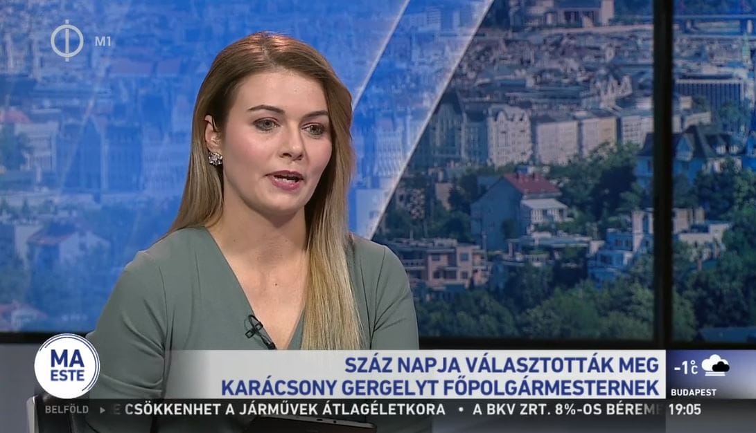 A hírigazgató megdicsérte a riportert a Karácsony-interjú után