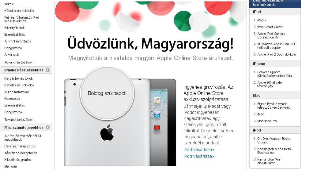 Milyen a magyar Apple Online Store? Az első tapasztalatok
