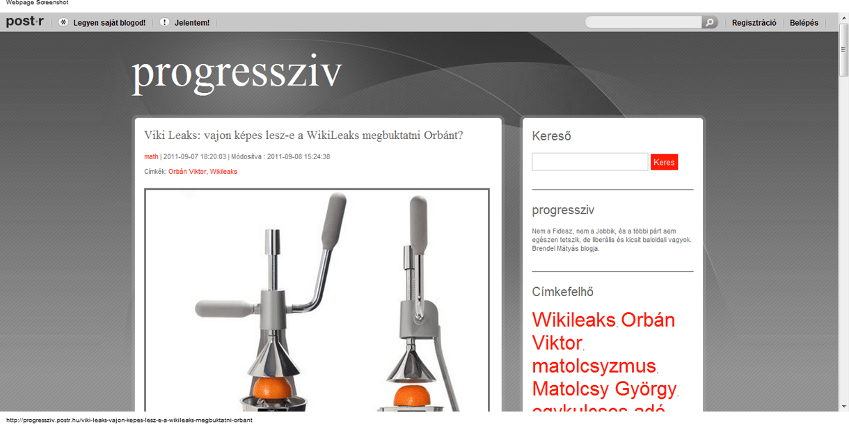 A WikiLeaks fogja megbuktatni Orbán Viktort?