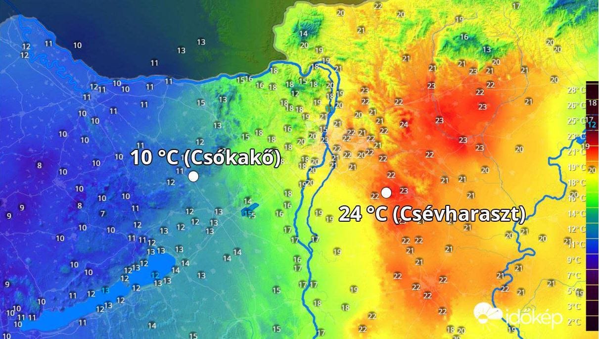 Keleten tombol a kora nyár, nyugaton majd megfagynak az emberek – fotó