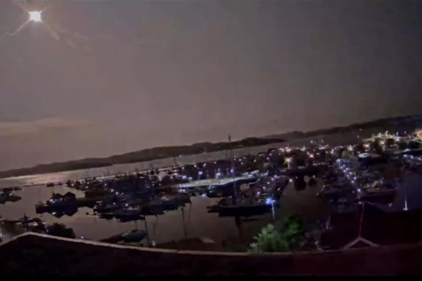 Óriási meteor húzott végig Norvégia égboltján