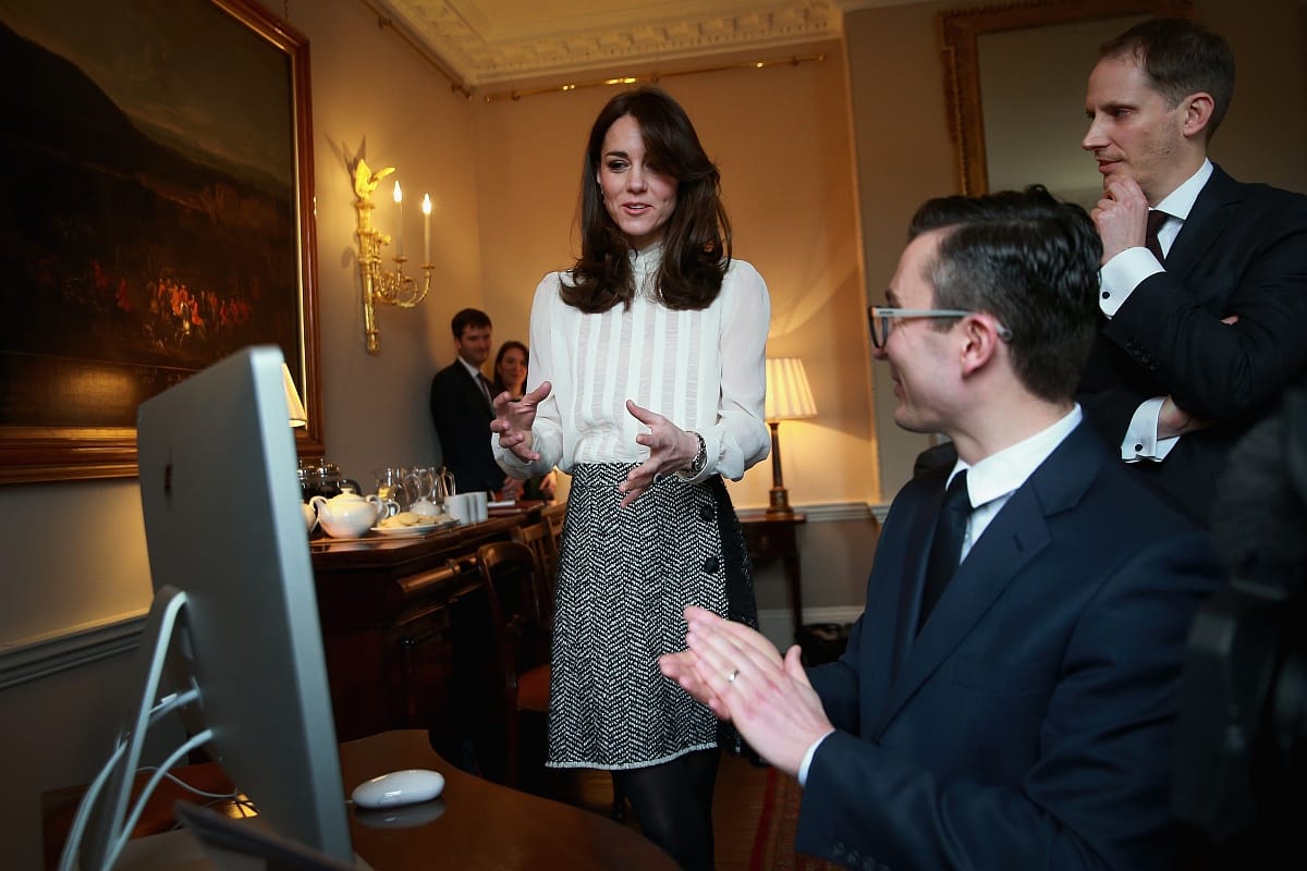 Fotók: Katalin hercegné újságírónak állt