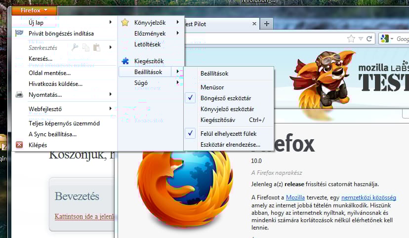 Letölthető a végleges Firefox 10 magyar változata is