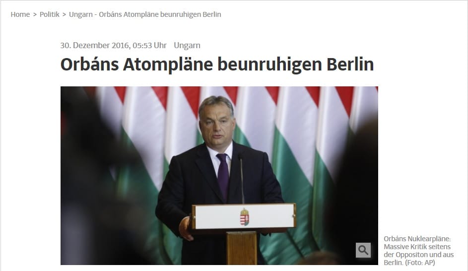 Orbánnak a Süddeutschében szólt be egy német miniszter
