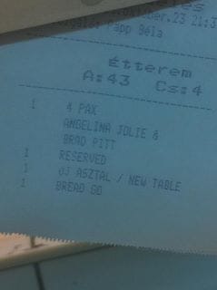 Brad Pitt és Angelina Jolie a Costes étteremben vacsorázott
