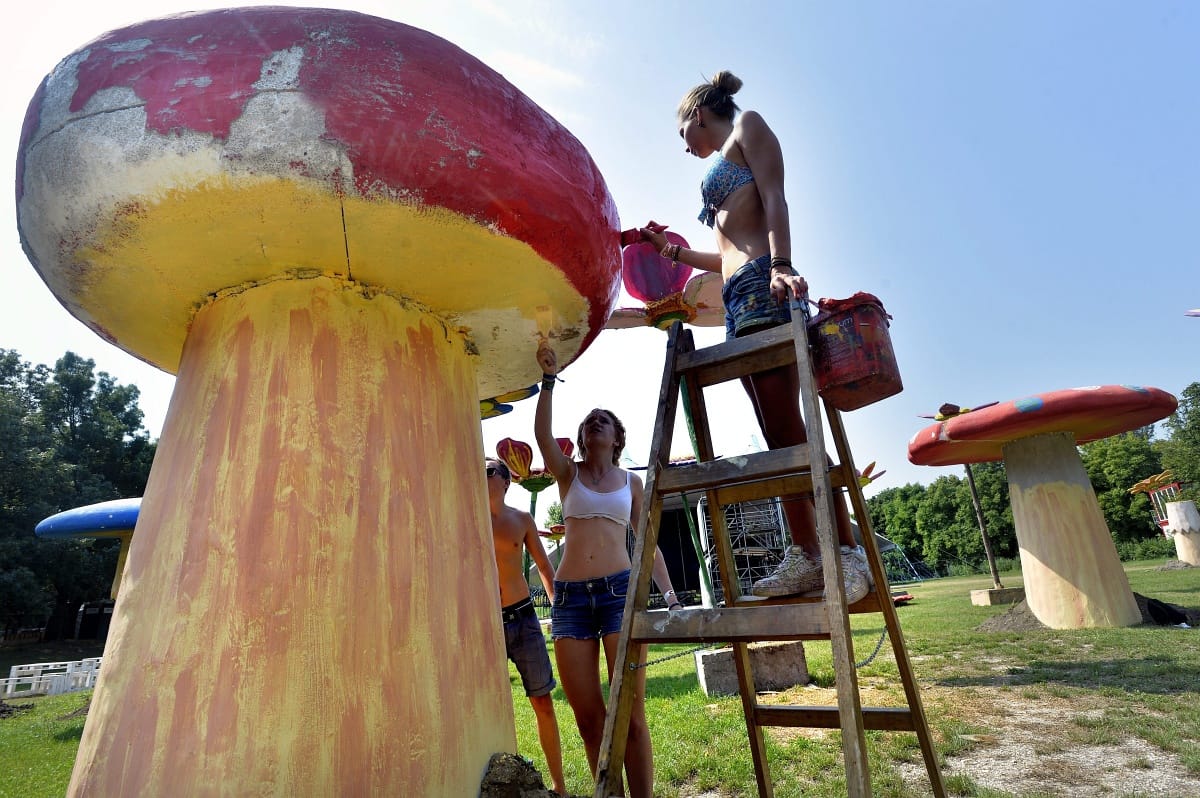 Már az utolsó simításokat végzik a Szigeten – fotók