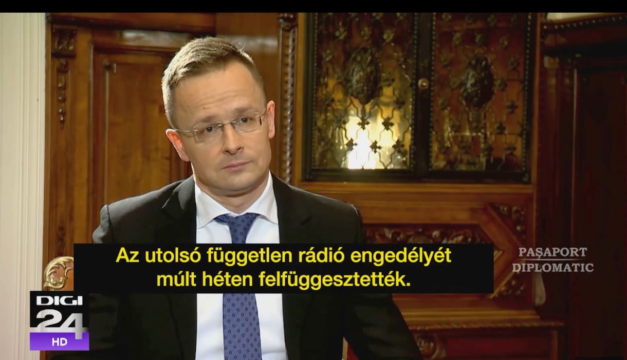 Szijjártó Péternek nincs nagy véleménye a kormánypárti sajtó olvasottságáról