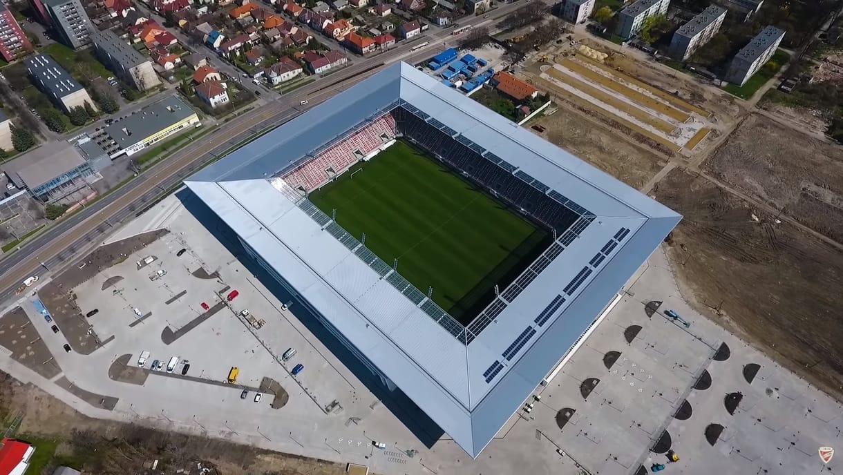 A diósgyőrit választották az év legszebb stadionjának