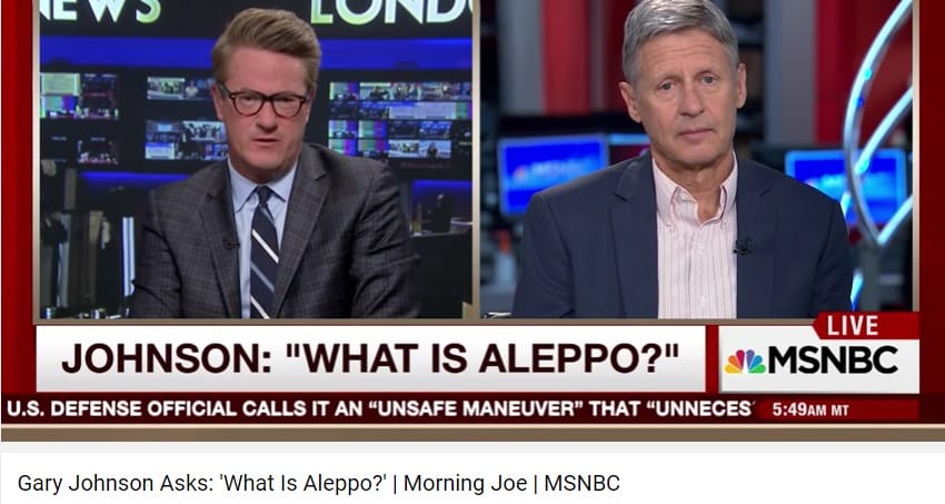 Megkérdezte az USA elnökjelöltje, mi az az Aleppó - videó