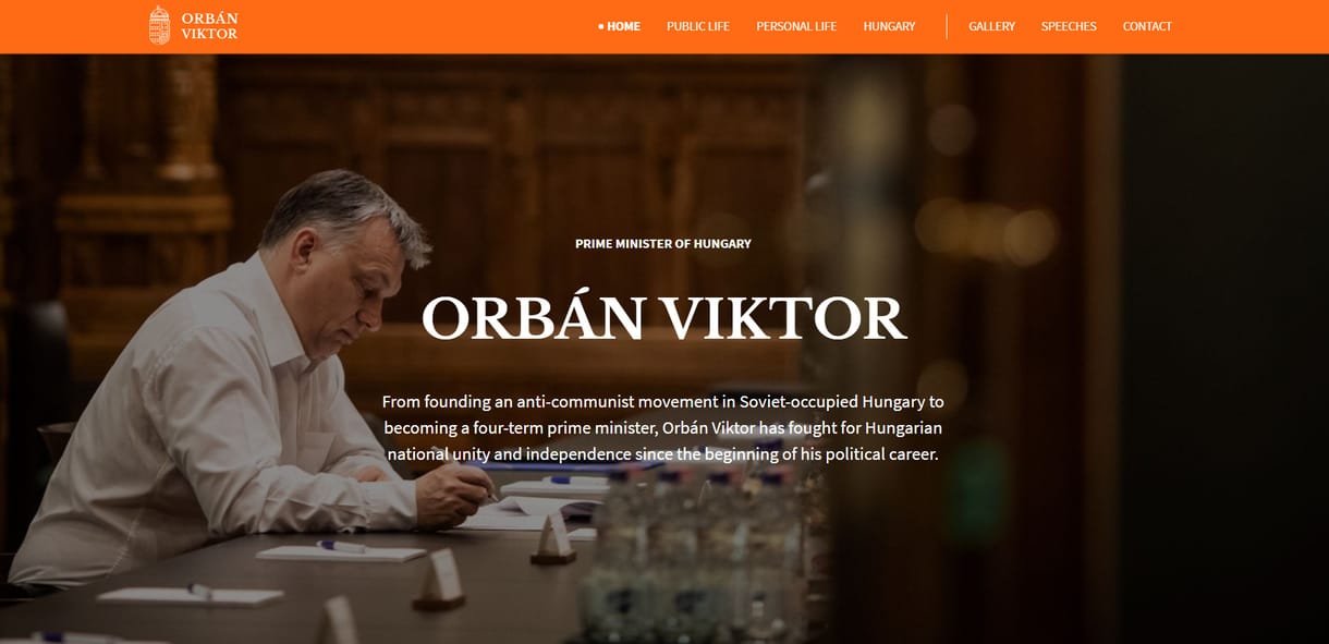 Fantasztikus hír az ünnepnapon: Elindult Orbán Viktor angol nyelvű honlapja