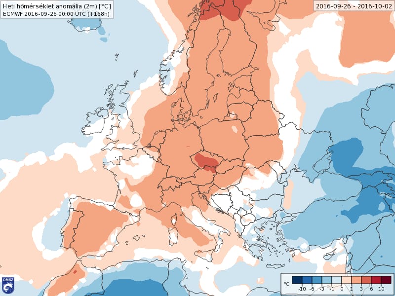 Meddig marad a meleg? Van egy jó hírünk – térképek