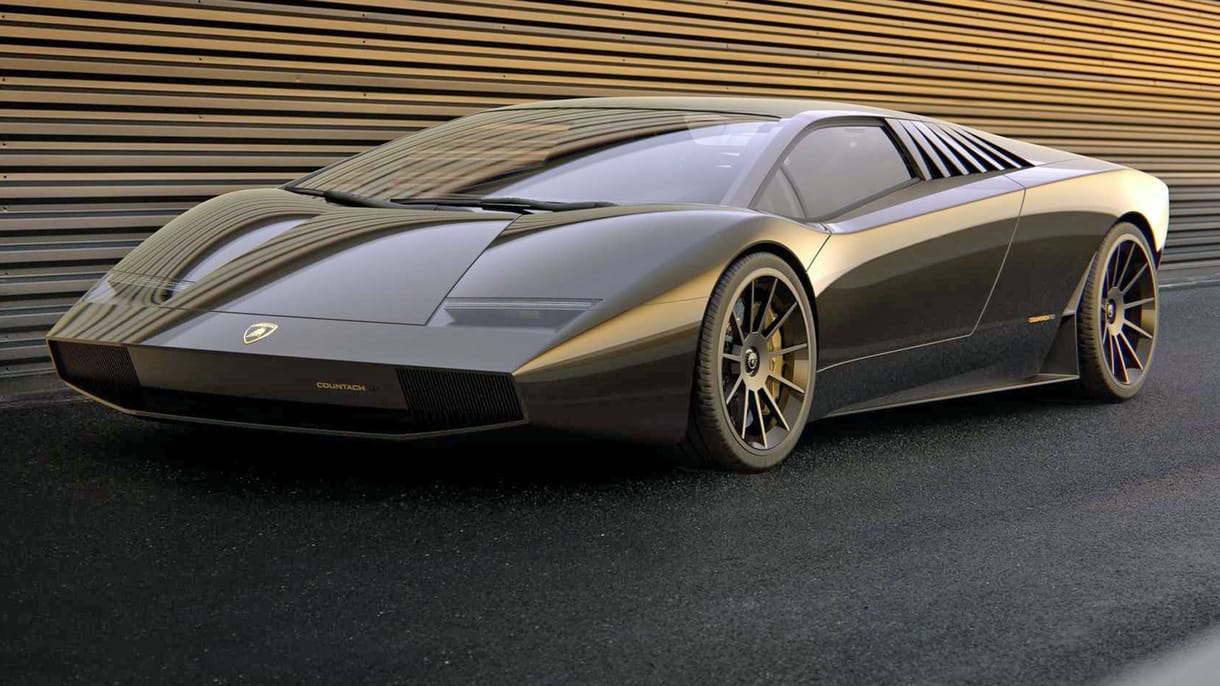 Méltó feldolgozását készítették el az 50 éves Lamborghini Countach-nak