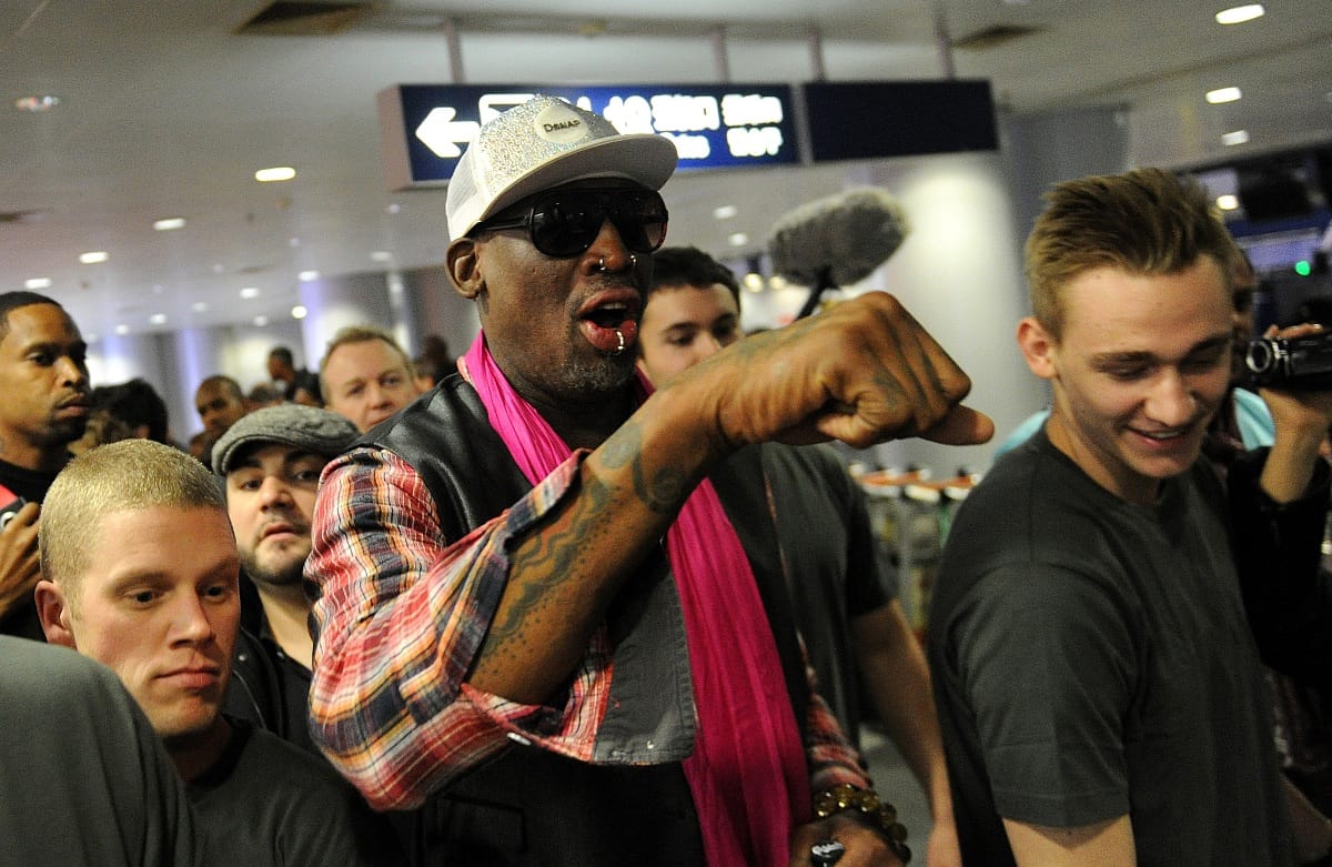 Megint a Kedves Vezető fiához utazott Rodman
