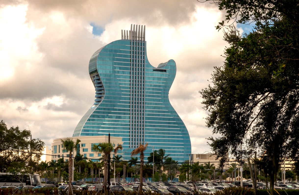 Gitár alakú szálloda nyílt Floridában