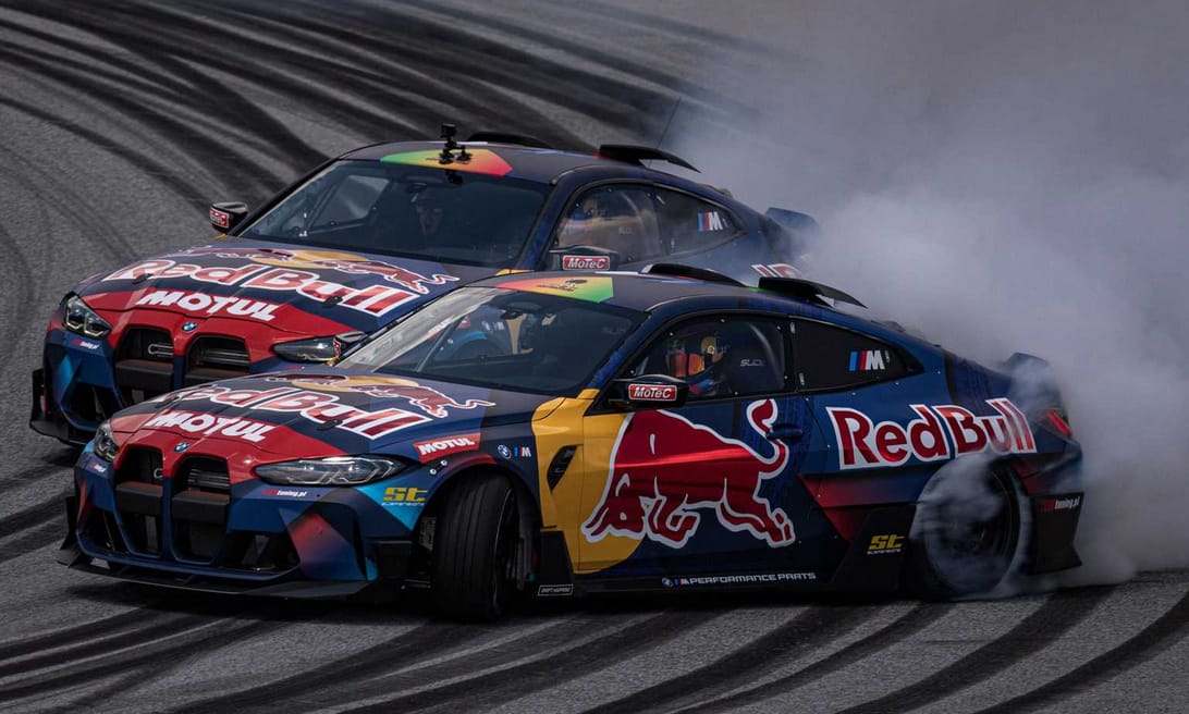 Felső kipufogós drift-szörnyeteg lett az új BMW M4-ből