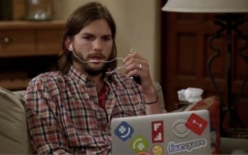 Feltörték Ashton Kutcher Foursquare-profilját