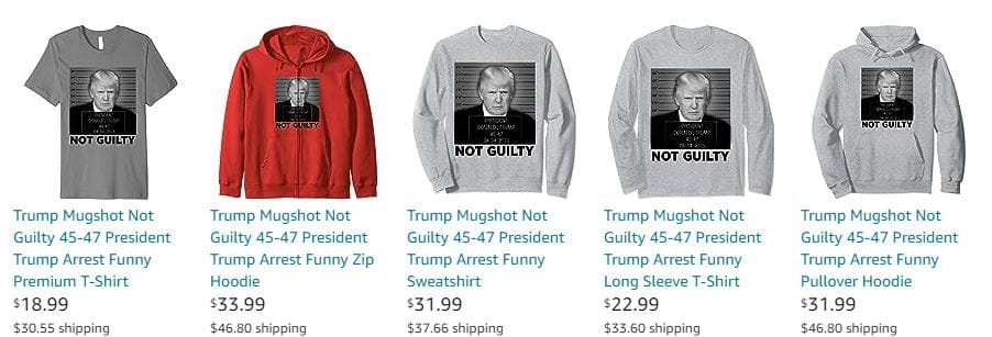 Trump rabosítása és börtönfotója rengeteget segített az exelnök kampányának