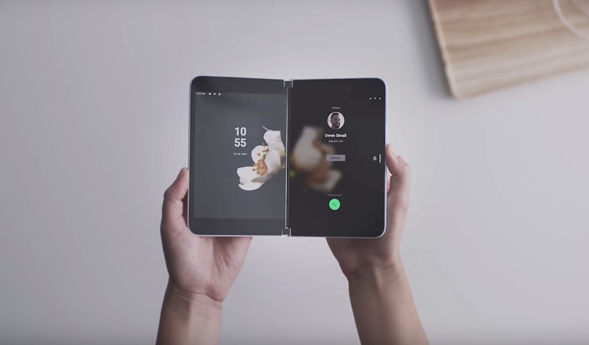 Így működik a Microsoft összehajtható androidos telefonja – videó