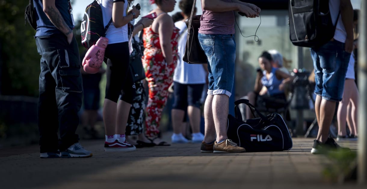 Órákig nem lehetett lejutni vonattal a Balaton északi partjára