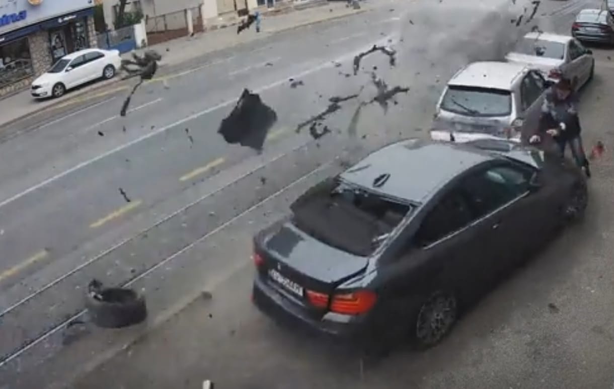 Nyolc autót is letarolt egy parkolóba csapódó Audi Horvátországban
