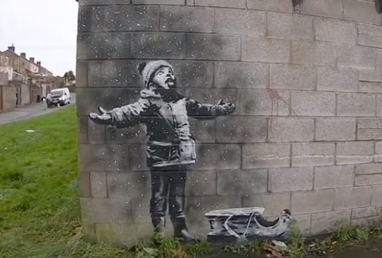 Megszabadult a Banksy-graffititől a frusztrált garázstulaj