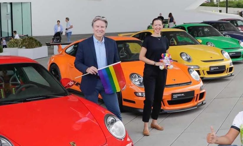Színes 911-es sportkocsikkal készült a Porsche a német Pride-ra