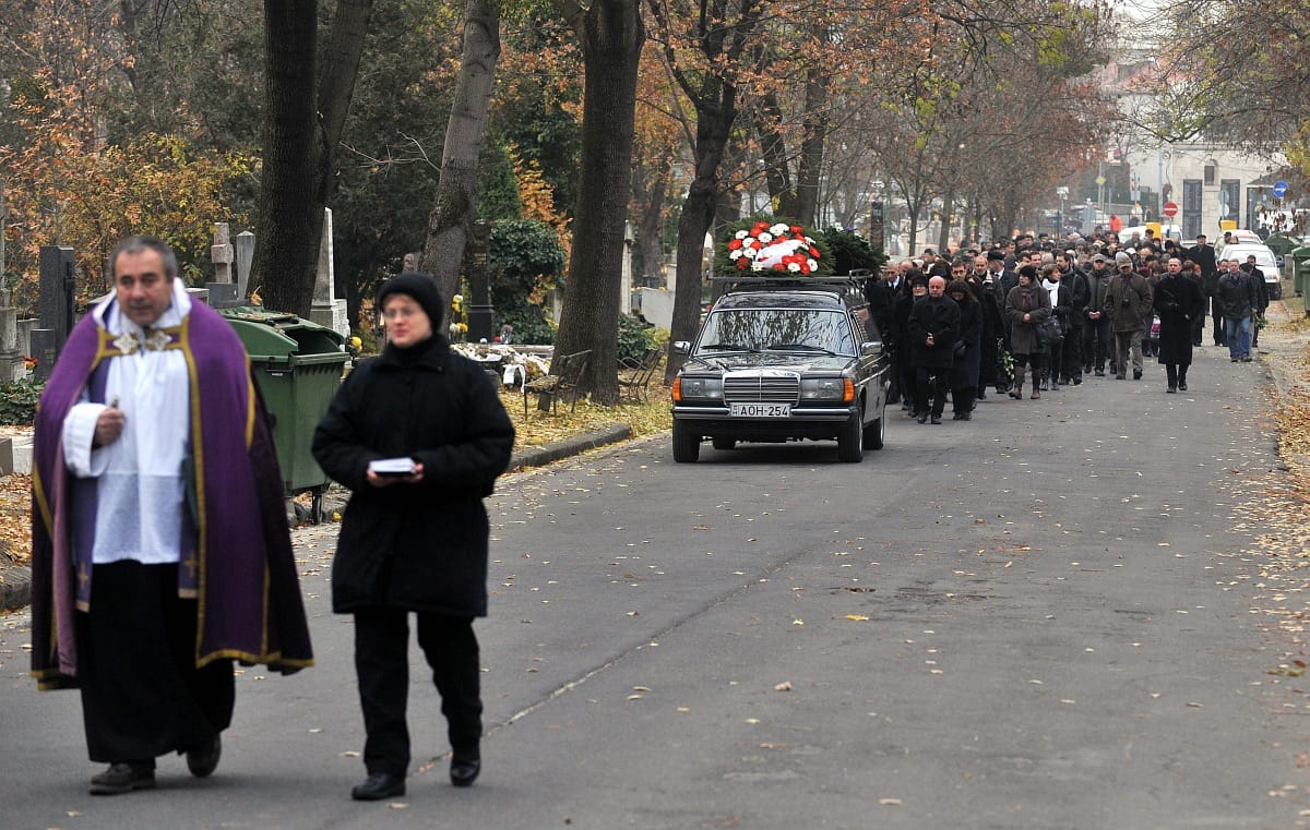Vissy Károly temetése