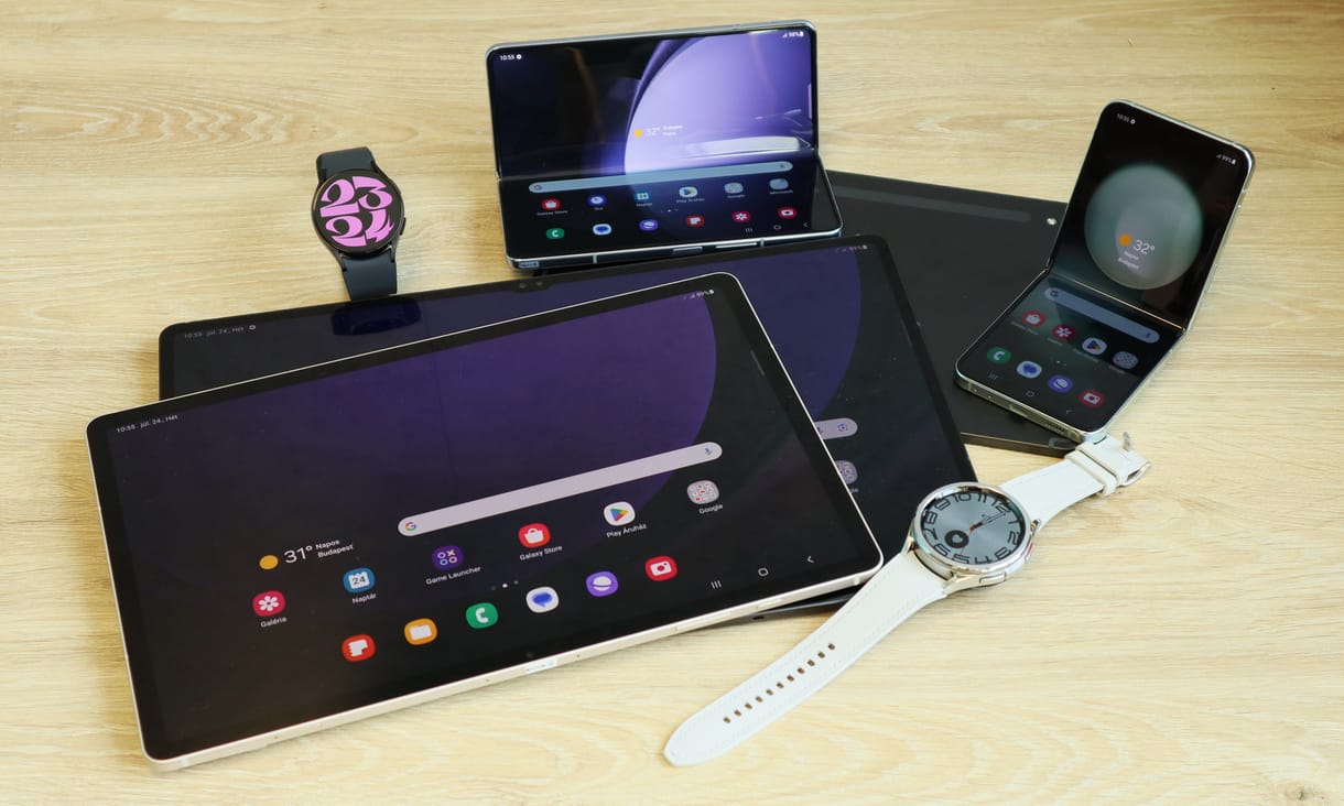 Milyen uborkaszezon? Kezünkben a Samsung új hajlítható mobiljai, okosórái és tabletei