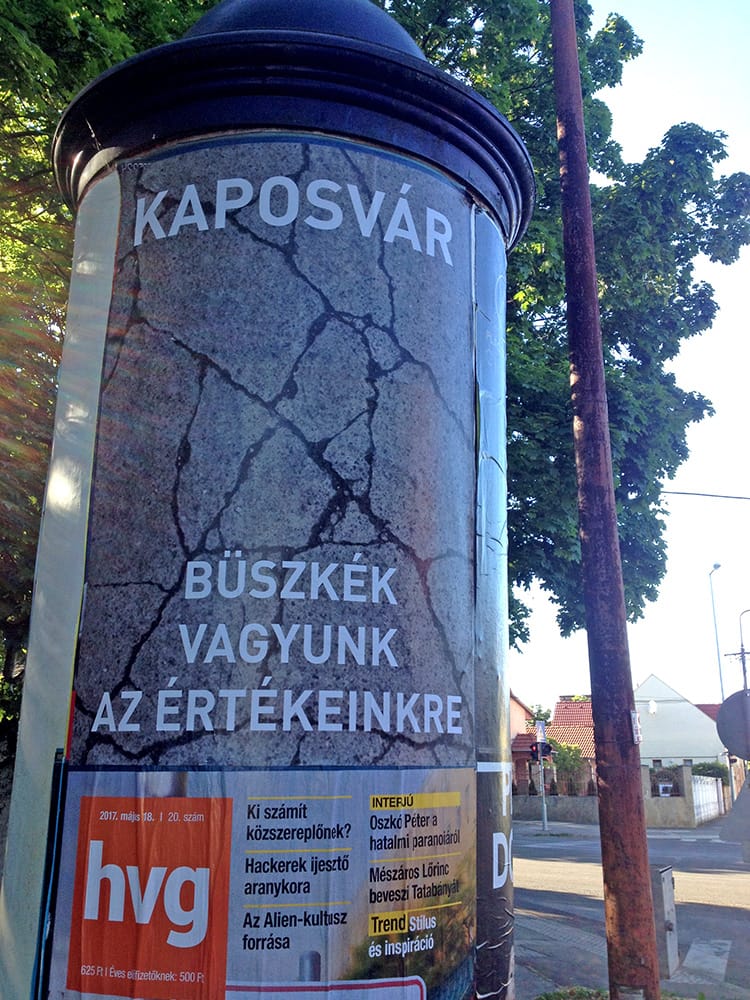 Somogyország fővárosának üzentek a kétfarkúak (és a HVG)