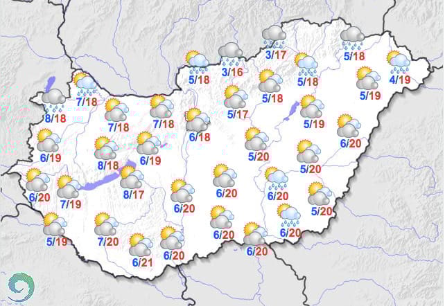 Ködös reggelek és napsütéses délutánok várnak ránk jövő héten, de hétvégén esőre kell számítani