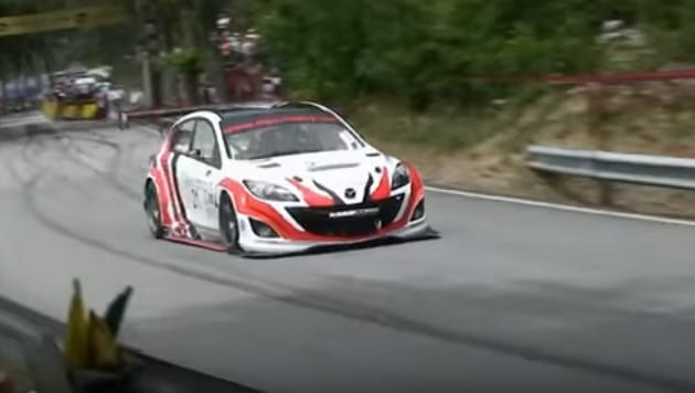 Így hörög fent a hegyen egy 630 lóerős Wankel-motoros Mazda - videó