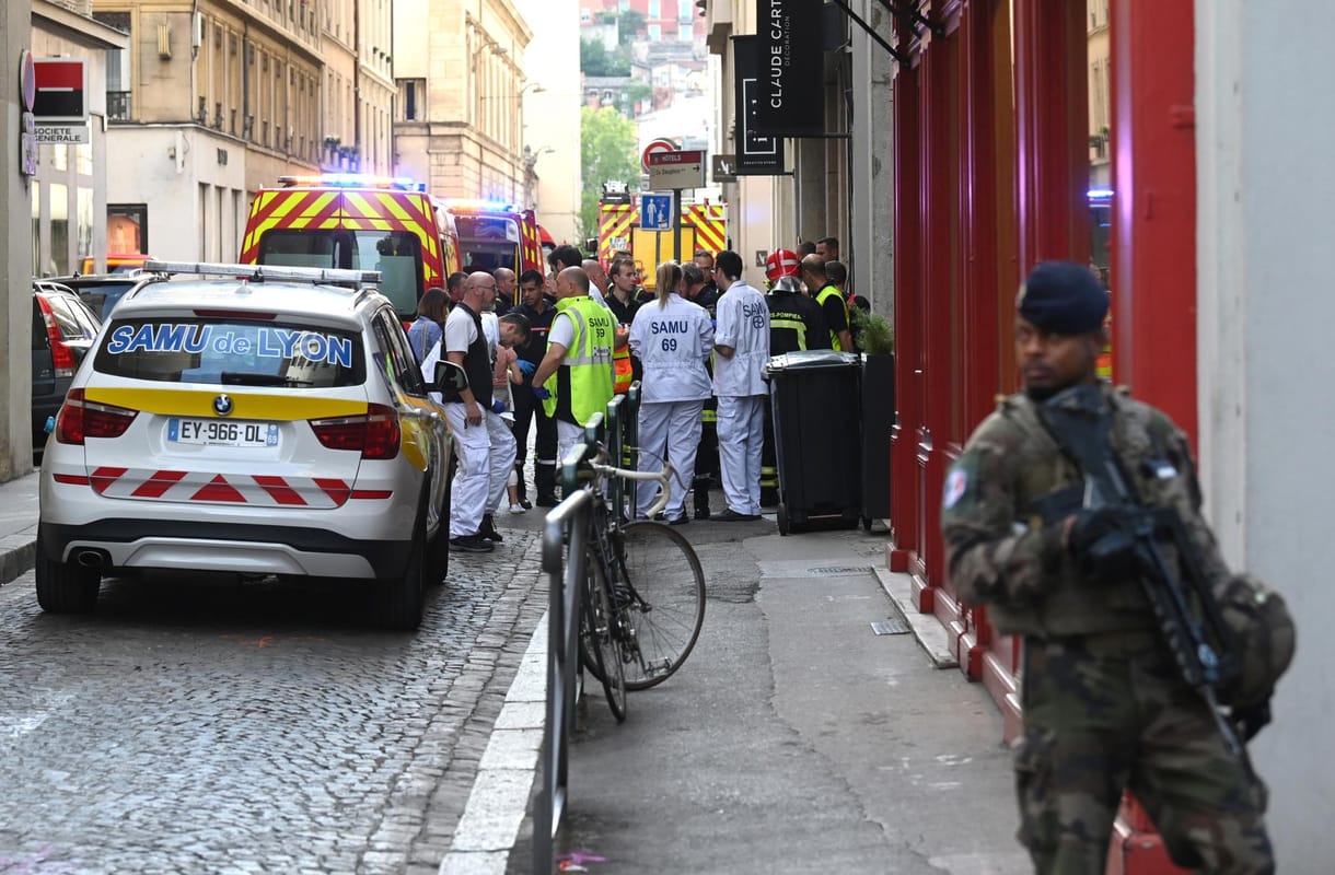 Robbanás történt Lyon központjában