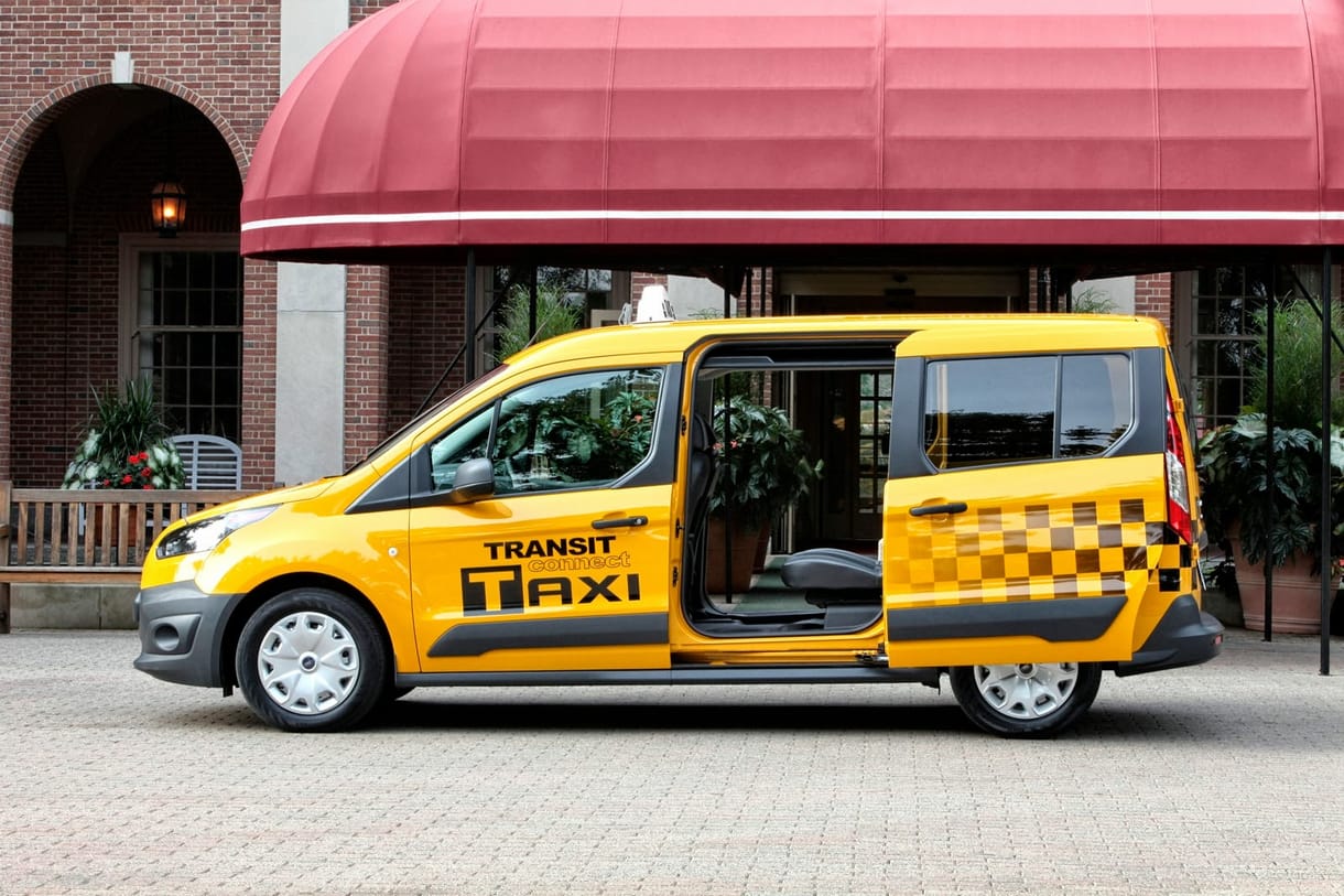 A Ford sárga taxija Budapesten is megállná a helyét