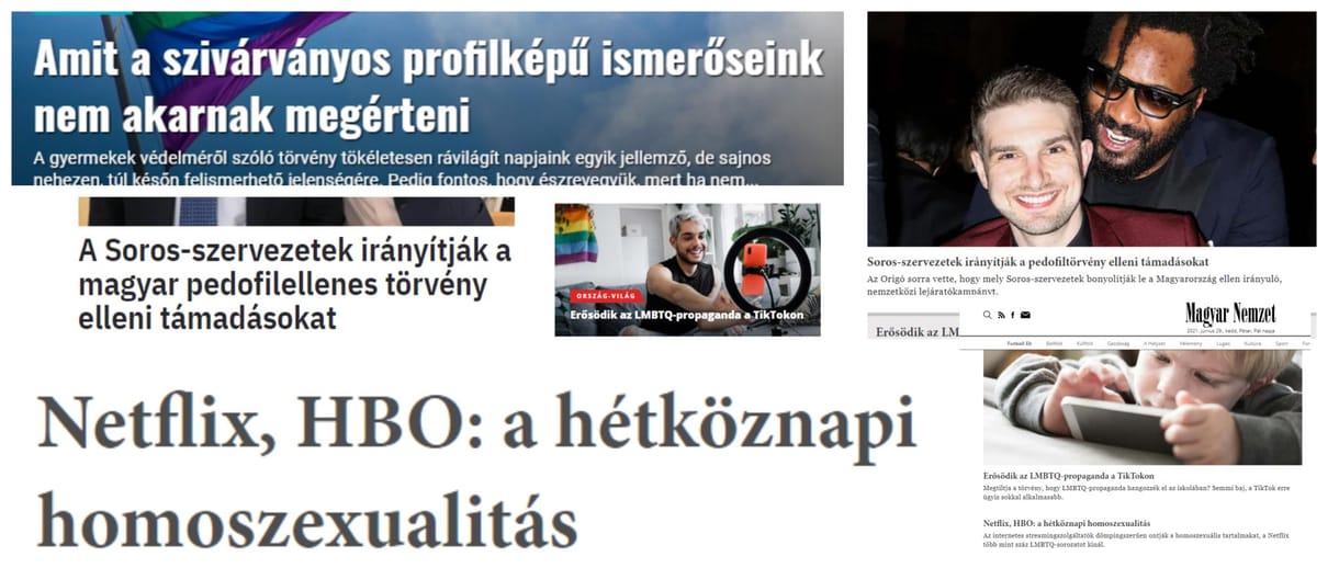 Új szintre lépett a kormánysajtó homofób propagandája