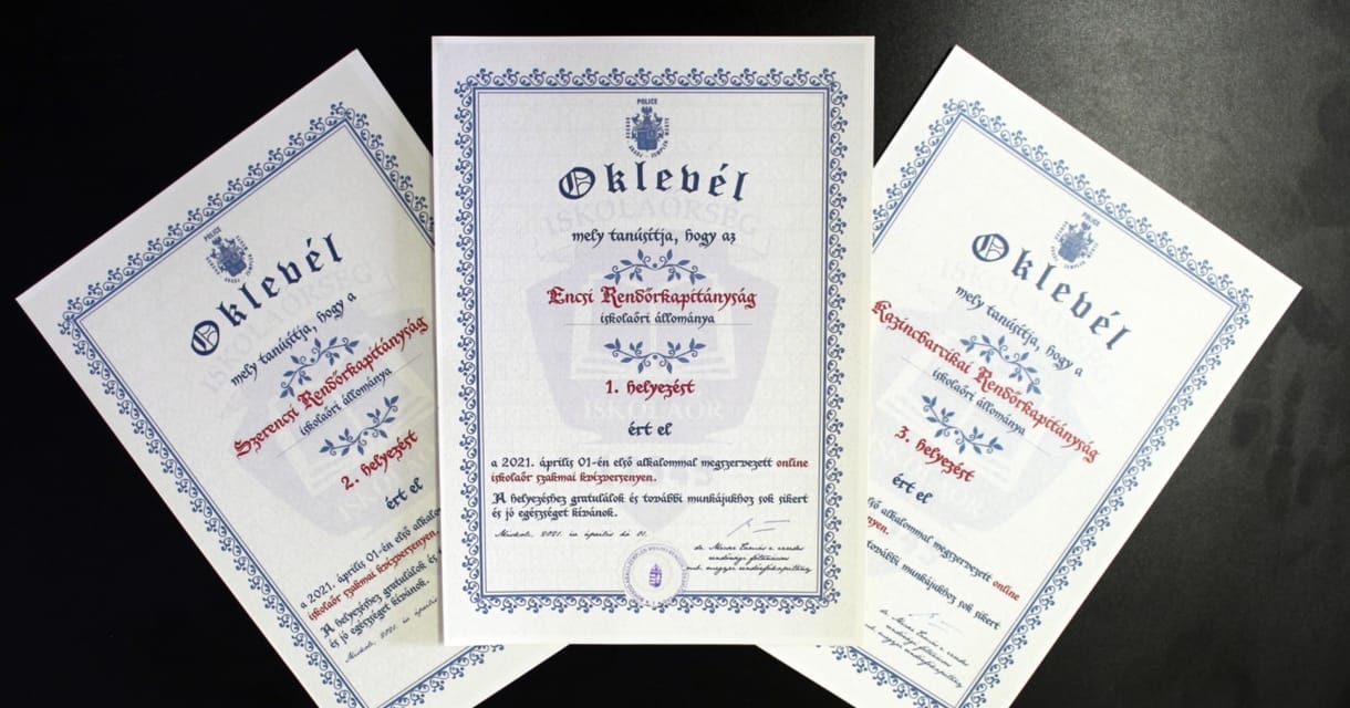 Hol hordja a jelvényét egy iskolaőr? A borsodi kvízversenyen ez is kiderült