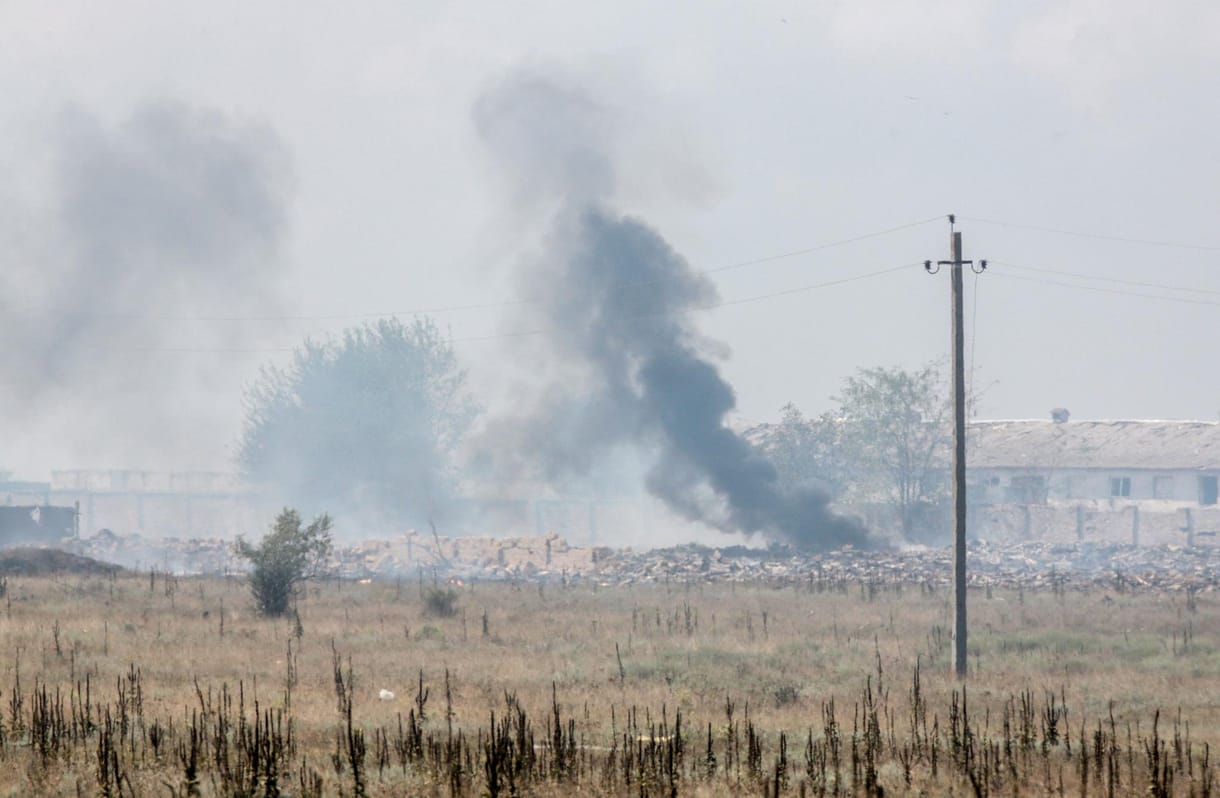 Orosz üzemanyagraktárakat támadnak az ukránok