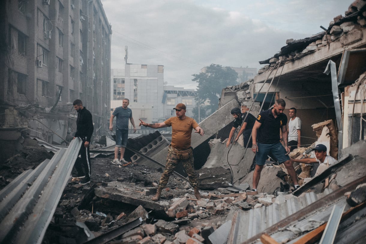 Rakétatámadás érte Zaporizzsja városát