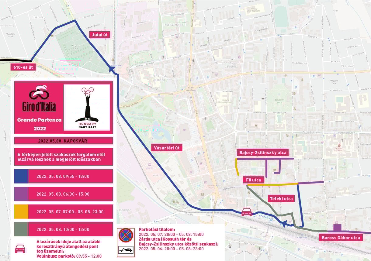 Ma a Balatonnál teker a Giro d'Italia mezőnye, buszok és vonatok menetrendje is módosul emiatt