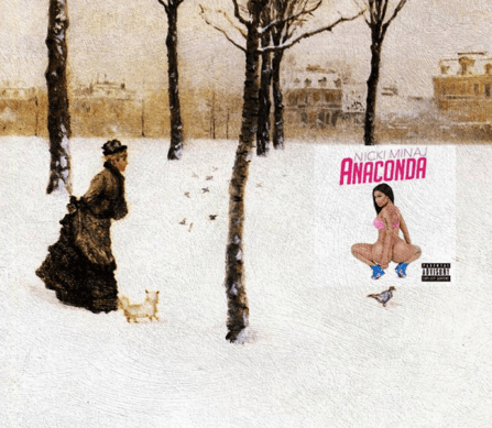 Mit keres Nicki Minaj egy impresszionista festményen?