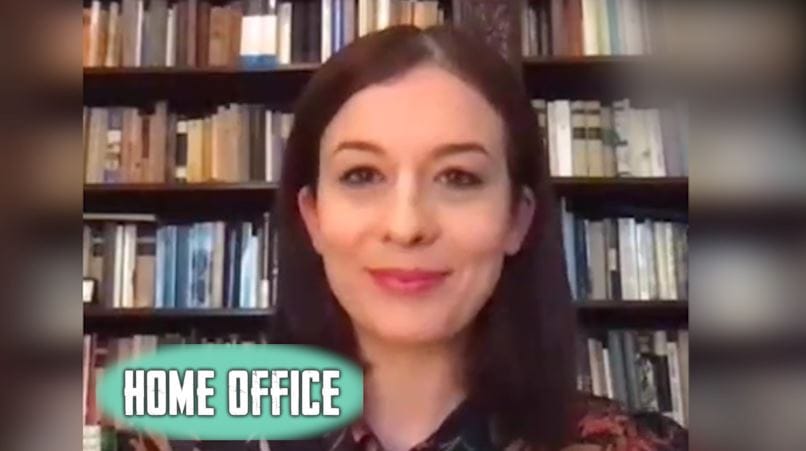 Cseh Katalin a Home office-ban: 