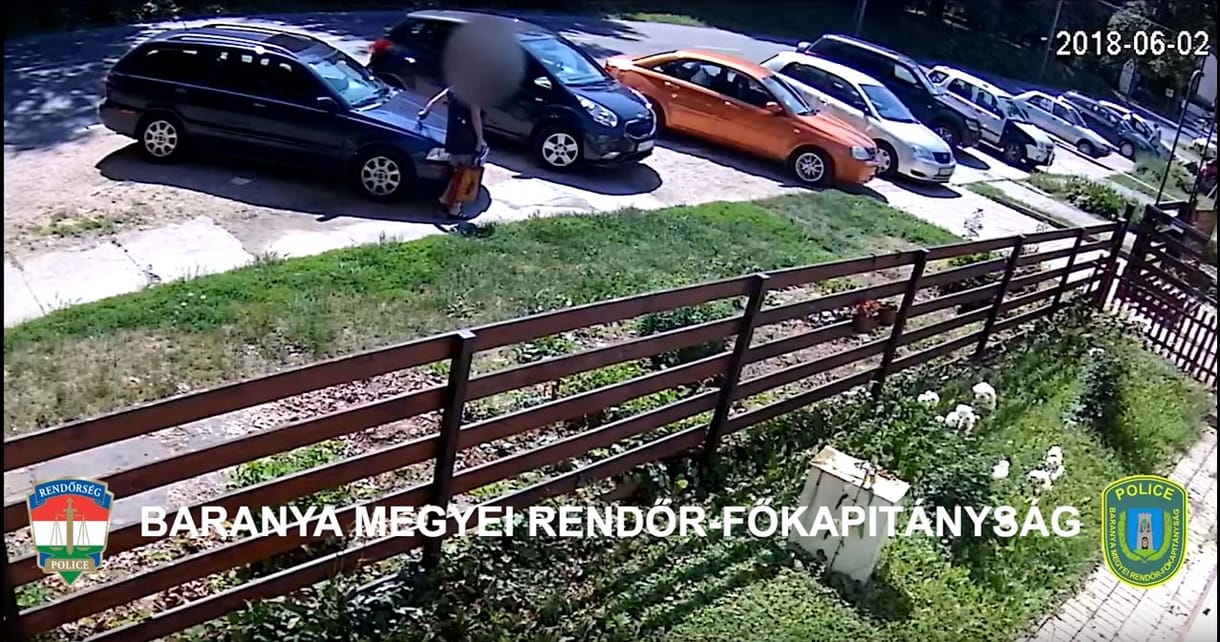 Nyolc autót karcolt össze kulcsaival egy asszony Pécsen