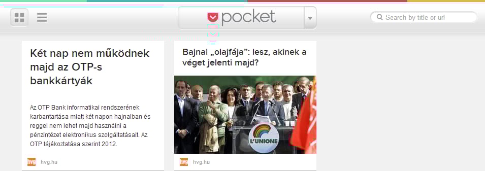 Vágja zsebre a cikkeket, későbbi elolvasásra