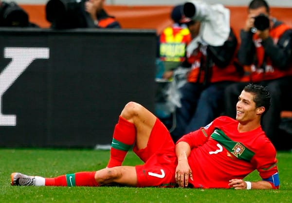 Cristiano Ronaldo focivébéje