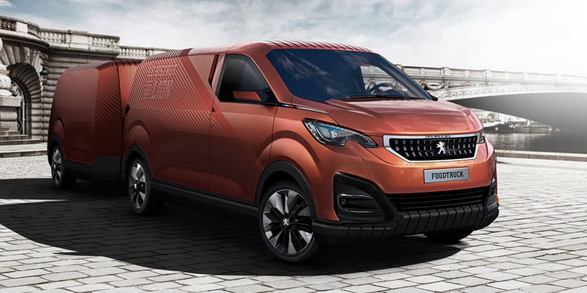 Csodás street food kocsit csinált a Peugeot