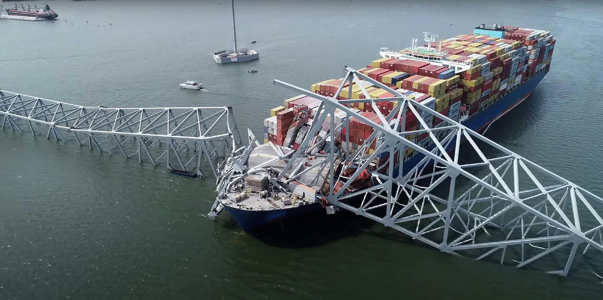 Hajó a vége: Ennyire komoly kérdéseket vet fel világszerte a baltimore-i hídomlás