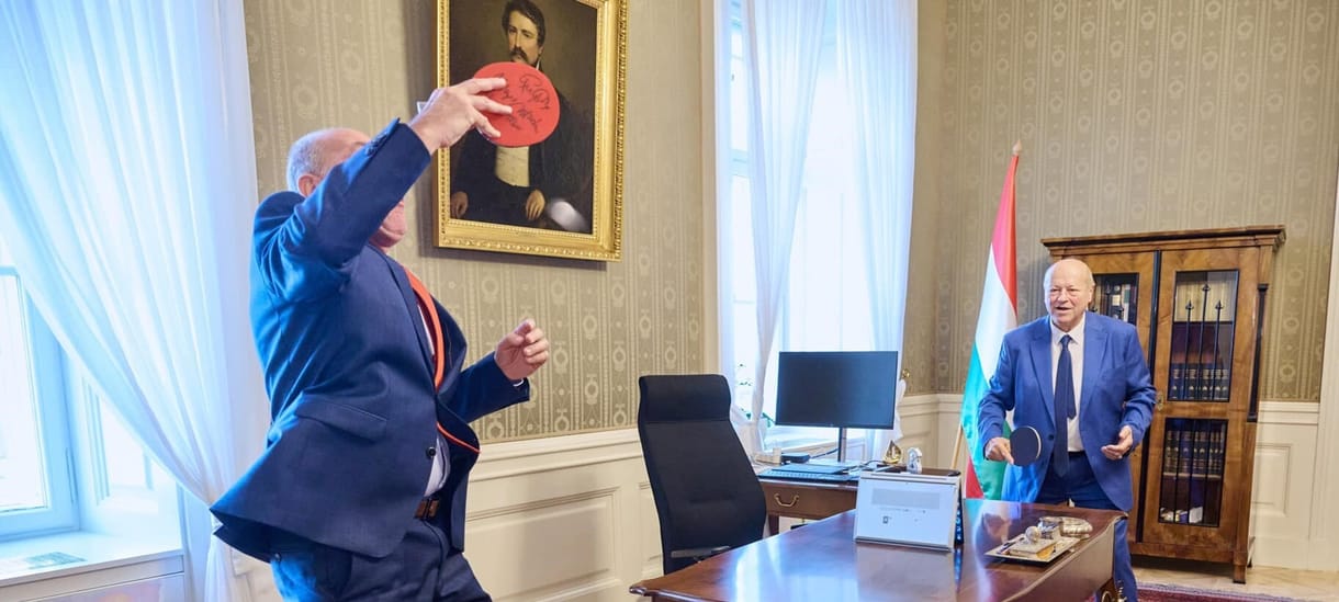 Gigantikus pingpongcsatát vívott Sulyok Tamás