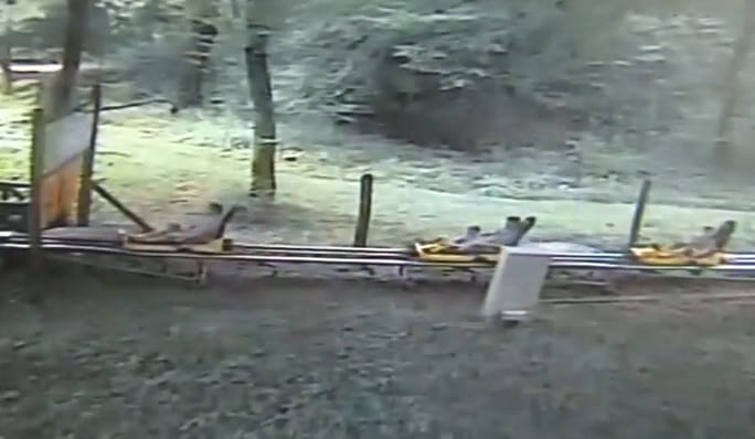 Eltörte a csigolyáját egy nő a miskolci bobpályán – videó