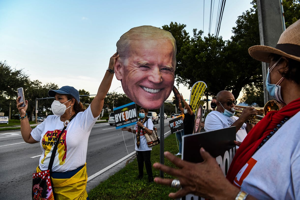 Ha most érne véget a szavazatszámlálás, Joe Biden lenne az USA elnöke
