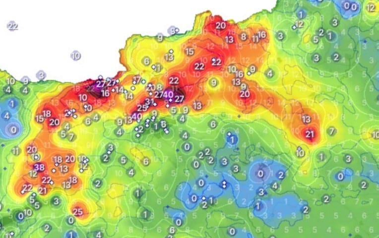 Van, ahol 40 milliméternyi eső esett az éjjel, de az Alföldre sajnos nem jutott elég csapadék